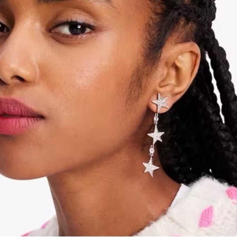 $129 Kate Spade You're A Star Linear Earrings
